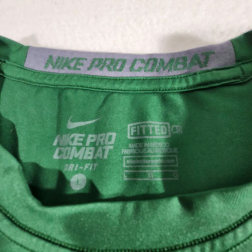 Nike Pro Dri-FIT Mens Sleeveless Fitted  Training Tank Top Green L - Picture 4 of 7